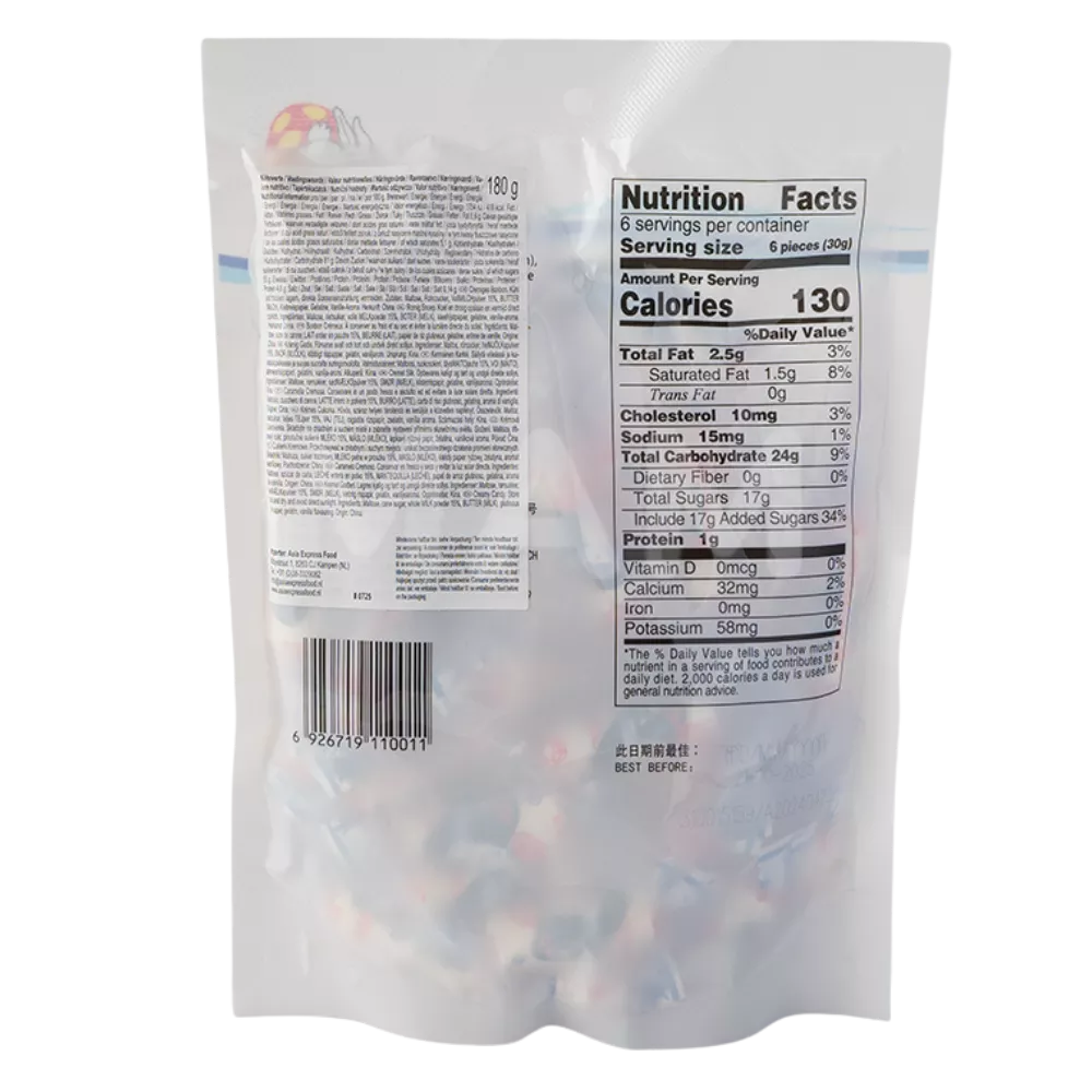 WIT KONIJN Snoep melksnoepjes 180G