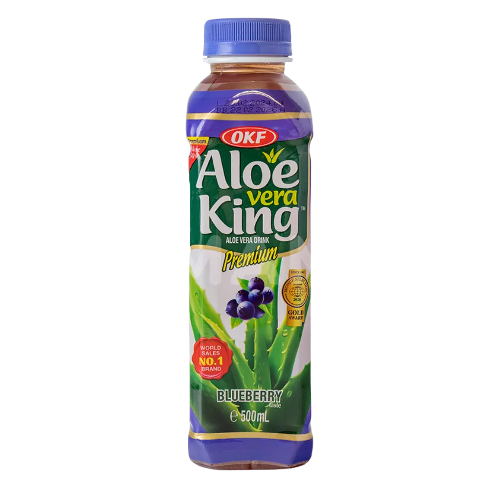 OKF Aloe Vera Drink Blueberry 500ML