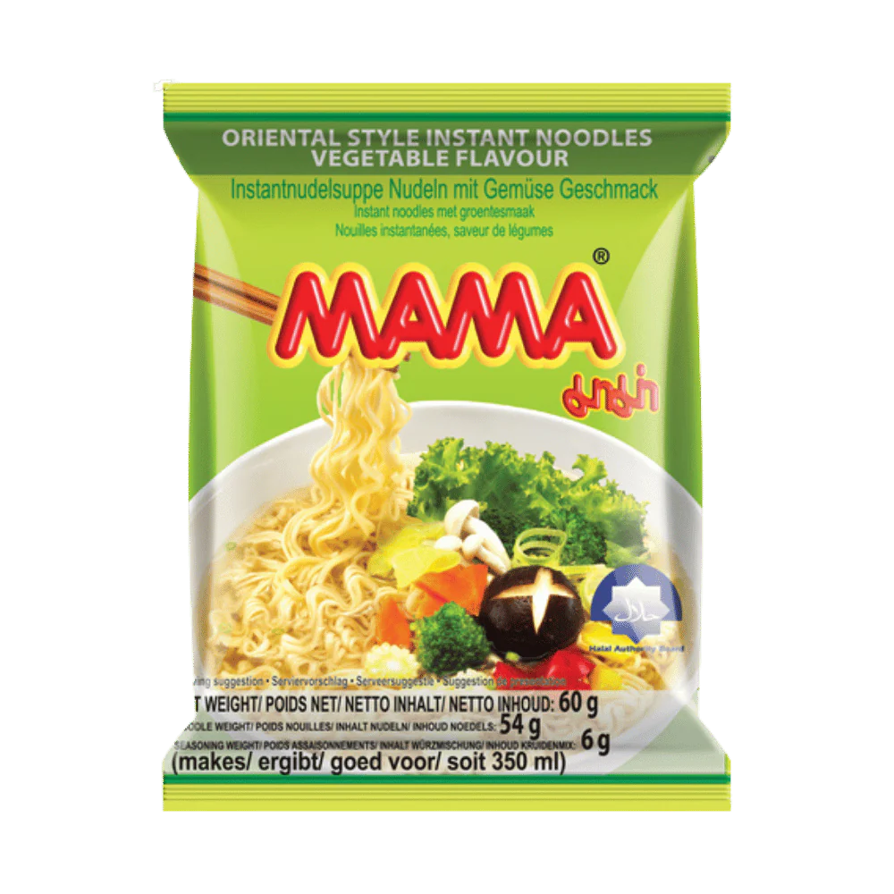 MAMA Instant Reisnudeln Gemüse Pk 60G