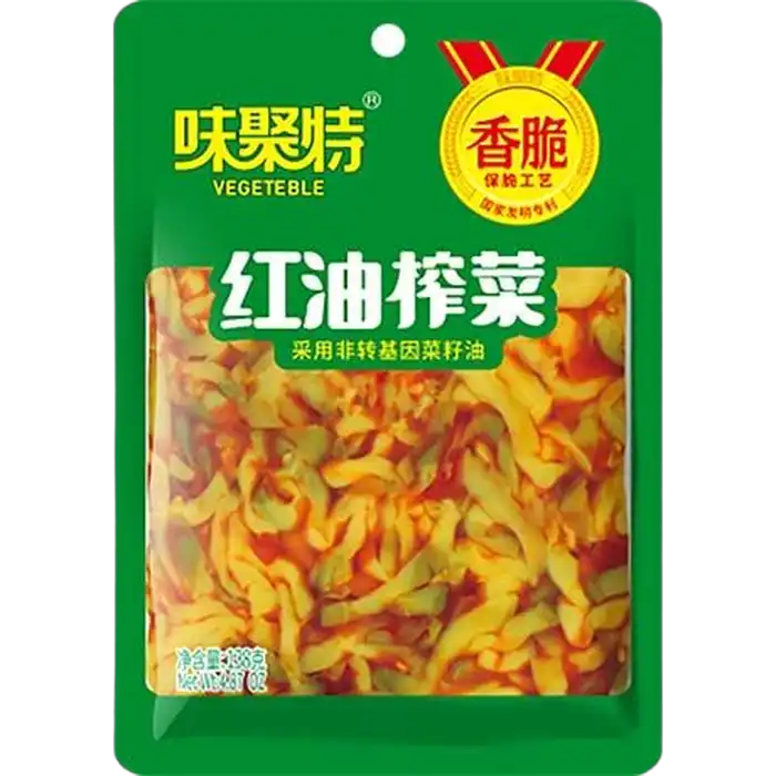 Eingelegtes Senfgemüse mit Chili 138G