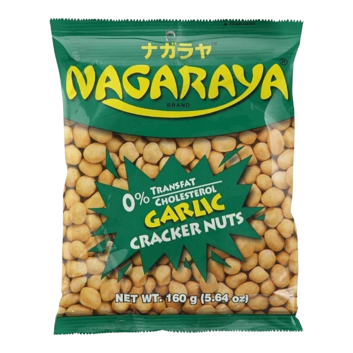 NAGARAYA Cracker Noten Knoflook 160G