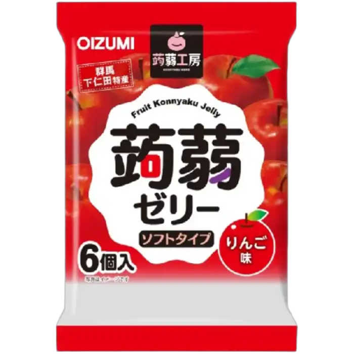 SHIMONITA Konjac Kobo Jelly Apple Flav. 106G