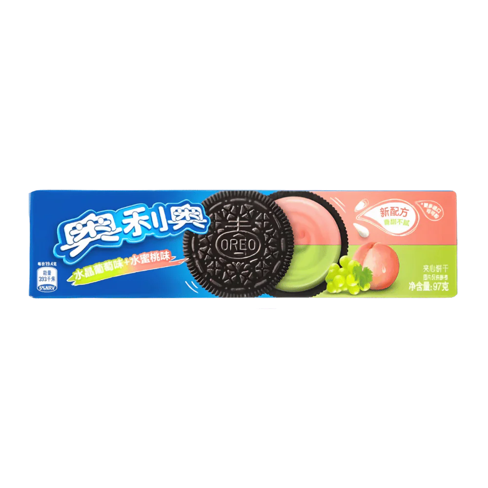 OREO Sandwichkoekje Druif/Perzik 97G