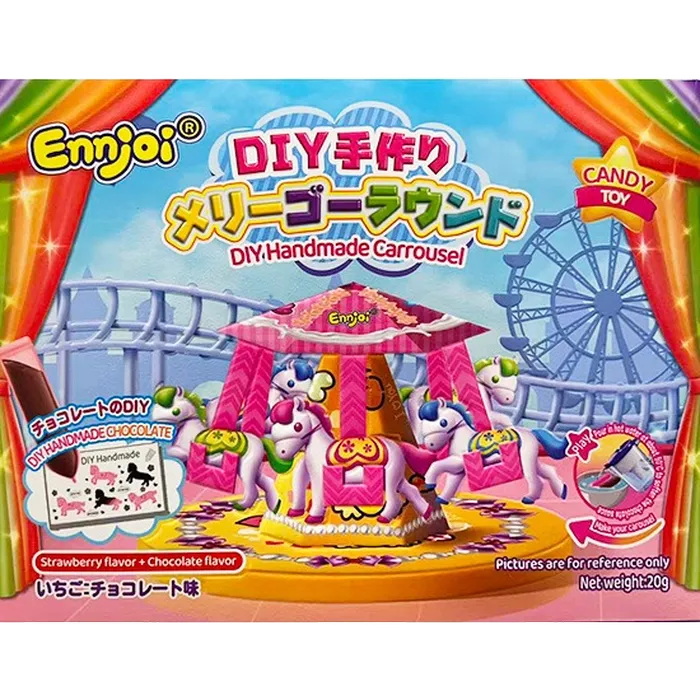 MEITIANYILE DIY Carrousel Snoep Speelgoed 20G