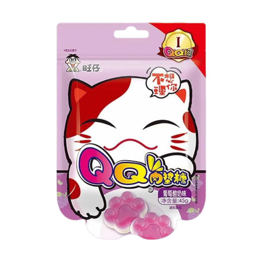 WANT WANT Yoghurt Gums 45G Druivenyoghurt Cat's Claw