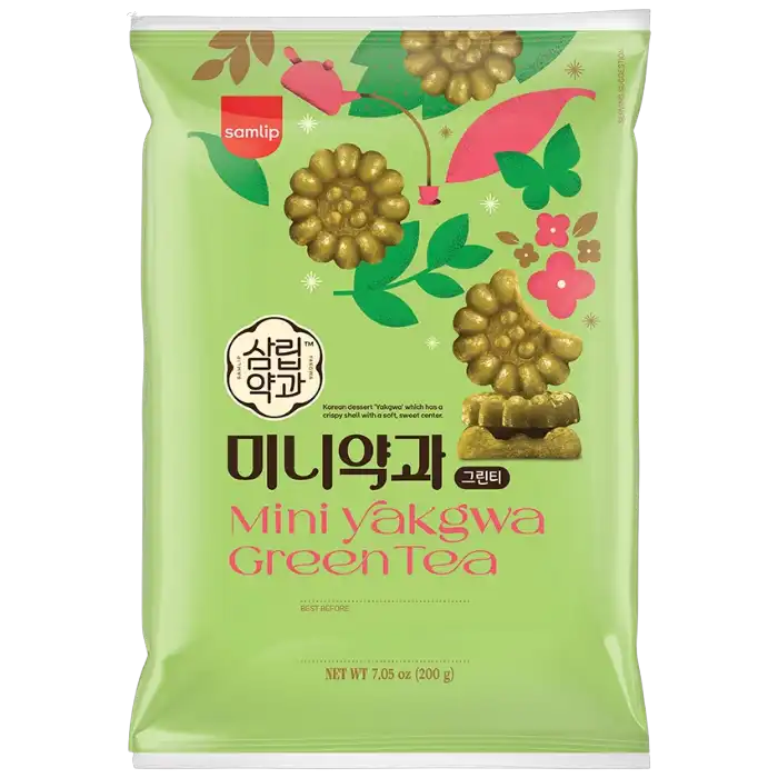 SAMLIP Mini Yagwa Koekjes Groene Thee 200G