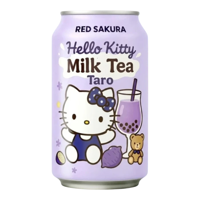 RODE SAKURA Hello Kitty Bubble Tea Taro 310ML