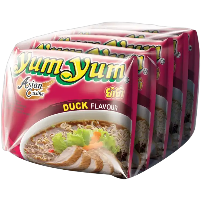 YUM YUM Instant Noedels Eendzak 5x60G