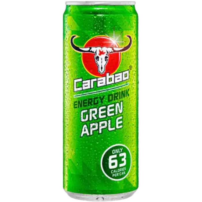 CARABAO Energiedrank Ds Groene Appel 330ML
