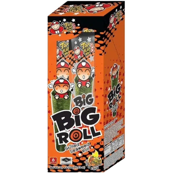 TAOKAENOI Big Roll Grill Zeewier Tom Yum 18G