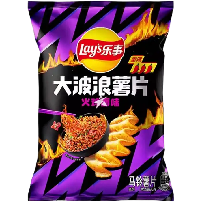 LAY'S Aardappelchips Hete Kipnoedels 70G