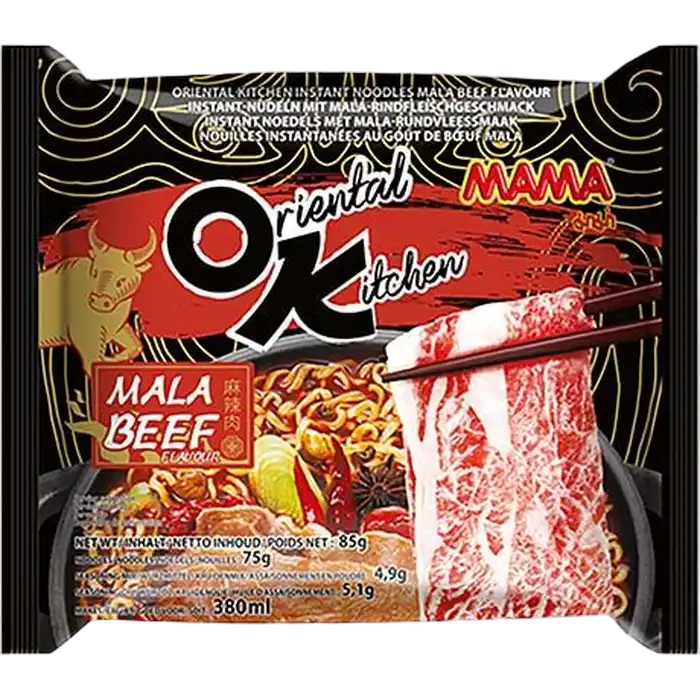 MAMA Instant Noedels Mala Rundvlees 85G