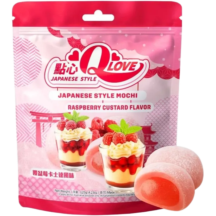 QLove Mochi Frambozenvla Staand P. 120G