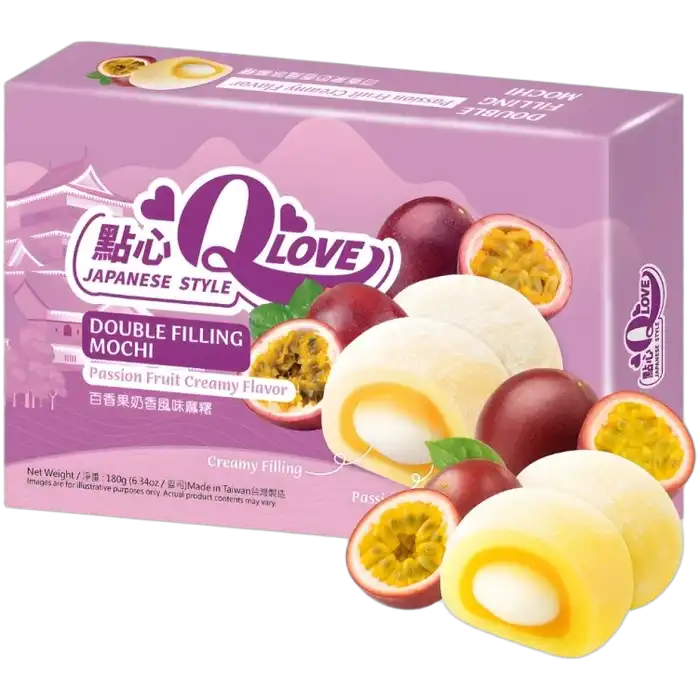 QLOVE Mochi Passievrucht Dubbele Vulling 180G
