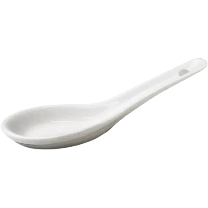 Keramieken lepel wit 12,5cm