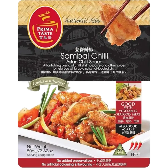 PRIMA TASTE Sambal Chilisaus 80G