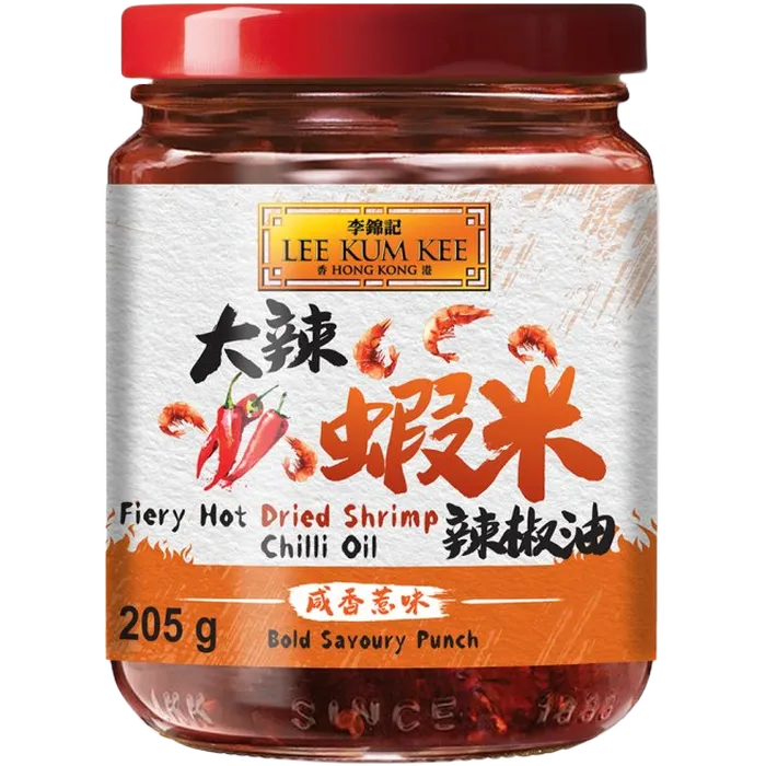 LKK Vurige hete gedroogde garnalen-chili-olie 205G