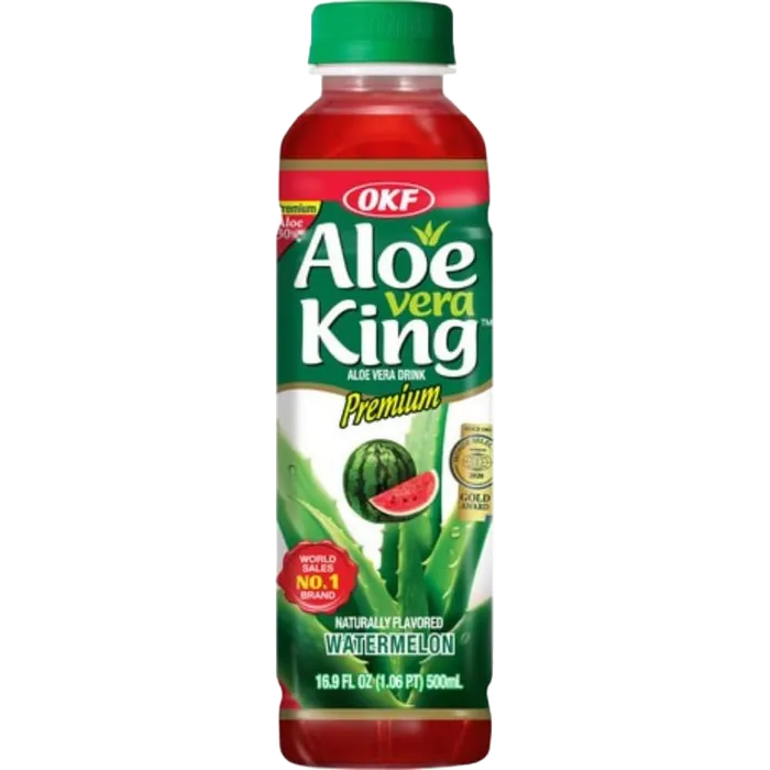 OKF Aloë Vera Drink Watermeloen (rood) 500ML