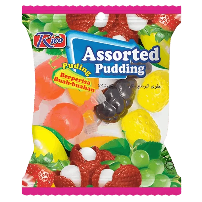 RICO Fruitpudding Assortiment 320G