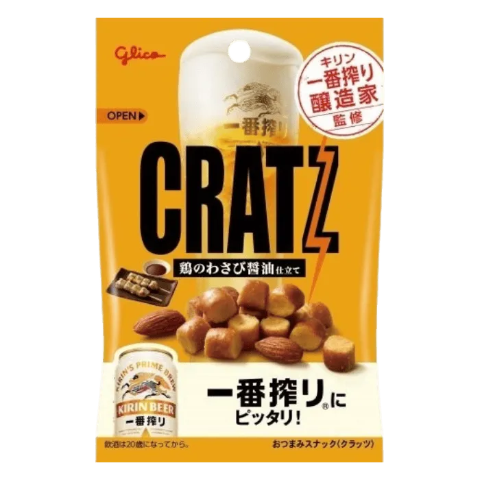 GLICO Cratz Kip Wasabi Sojasaus Gebakjes 42g