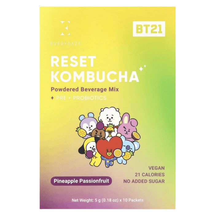 EVERYDAZE Reset Kombucha Pineapple Passion 10x5g