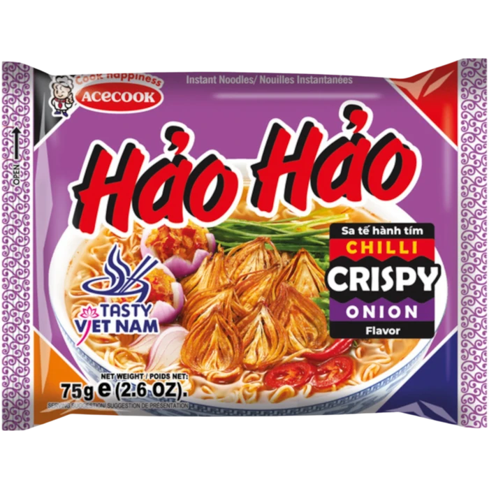 HAOHAO Instantnudeln Chilli Crispy Onion 75g