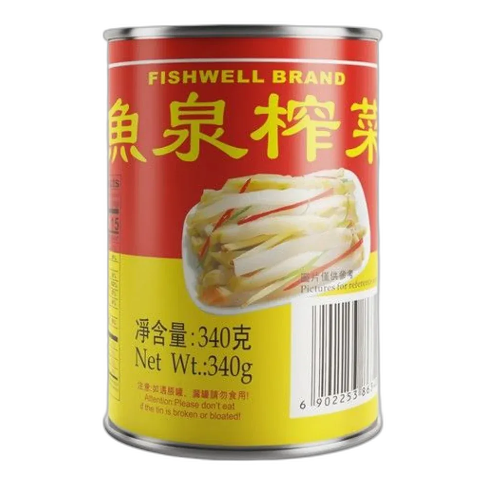 FISH WELL Tsa Tsai – Eingelegter Senfstängel 340g | Würzig & Scharf