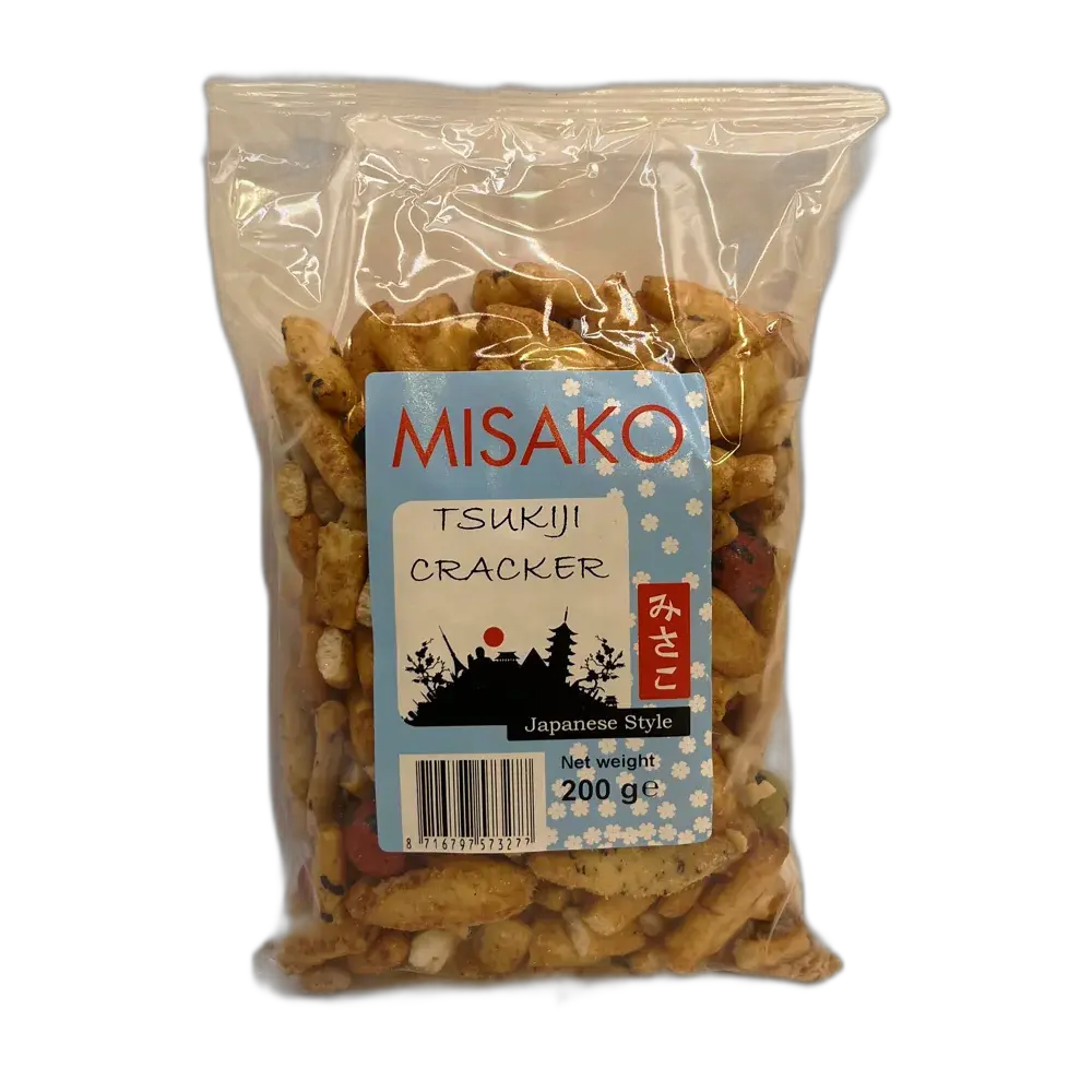 MISAKO Tsukiji Mix, Rijstcrackers Nori Mix 200G