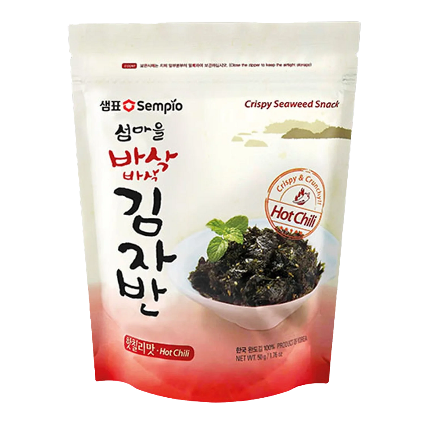 SEMPIO Seaweed Snack Hot Chili Gim Jaban 50G