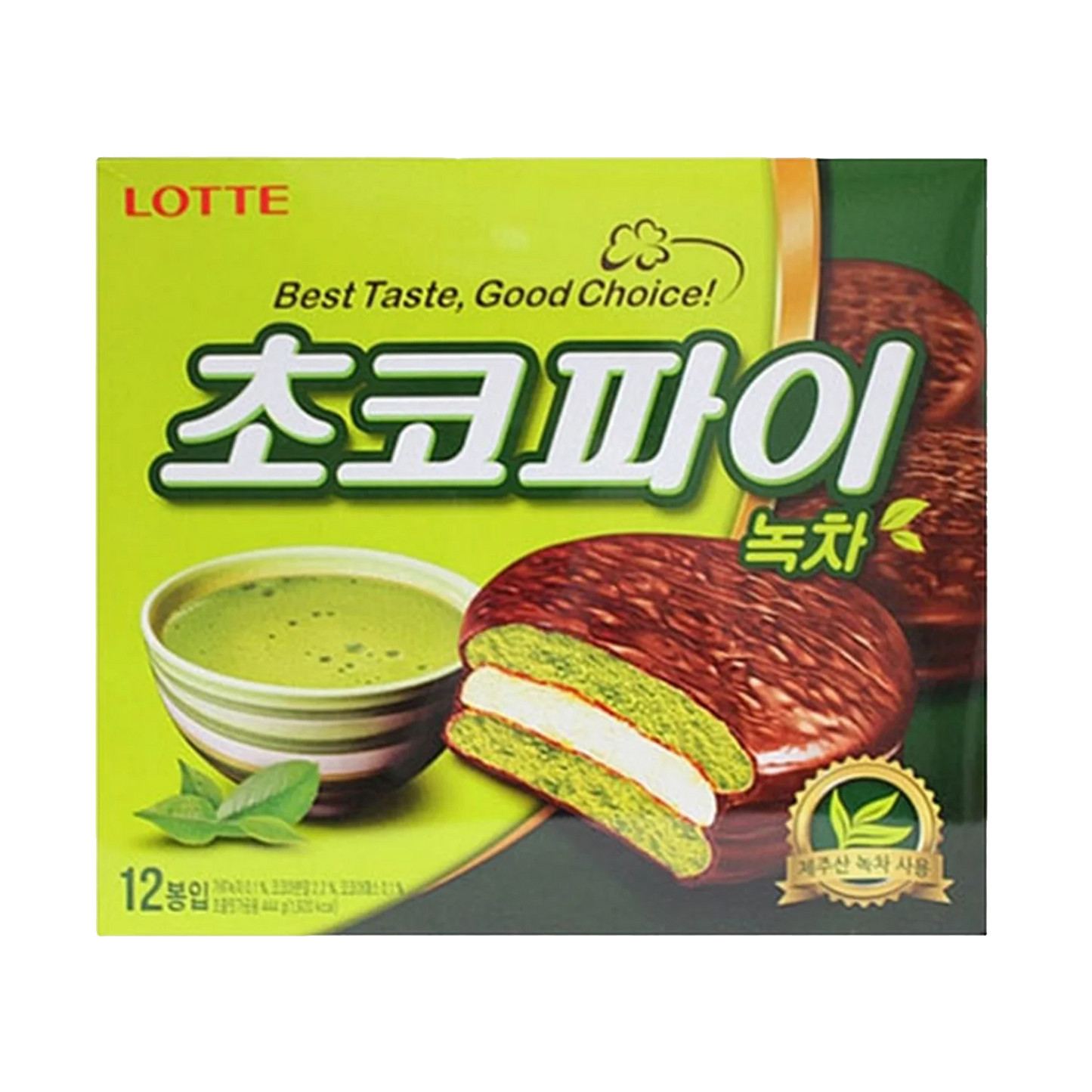 LOTTE Choco Pie Groene Thee Groene Thee 336G