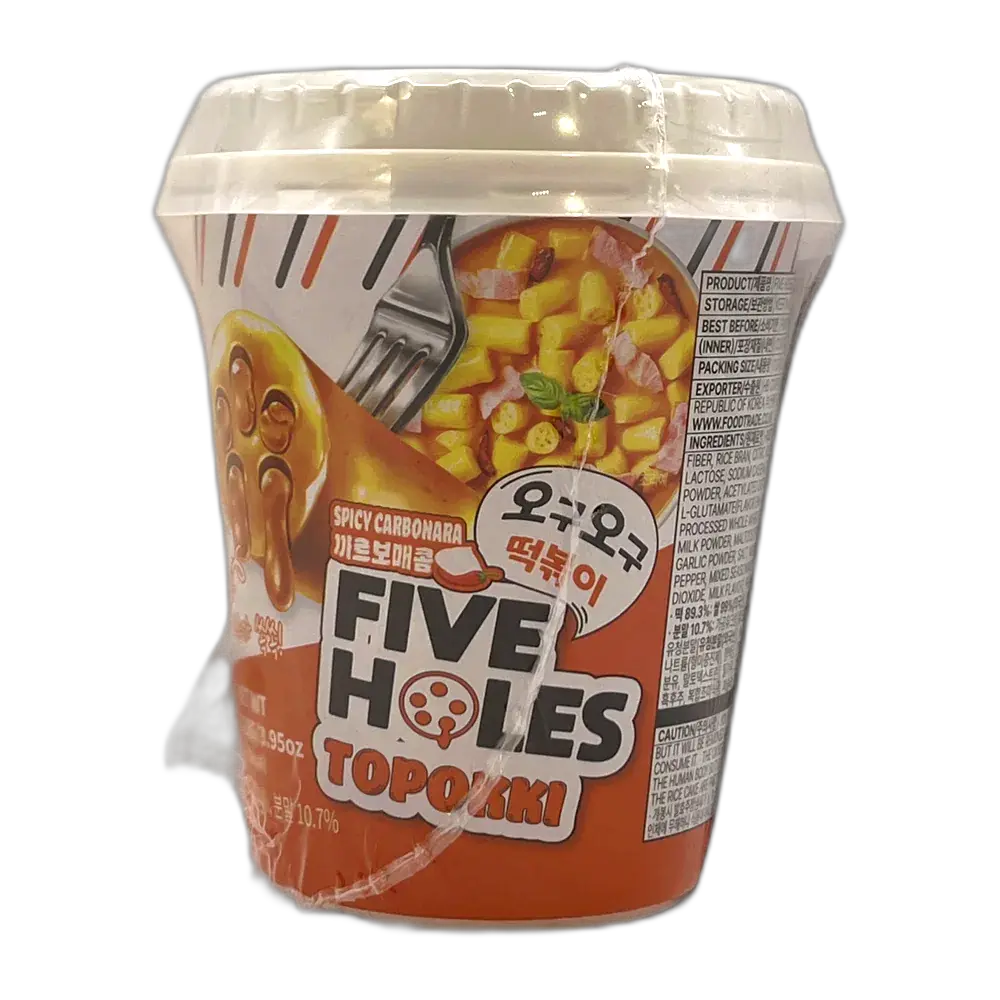 VIJF GATEN Topokki Pittige Carbonara Cup 112G