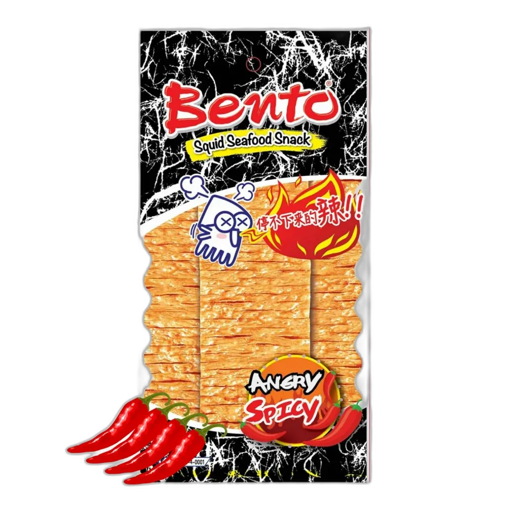 BENTO Seafood Snack Angry Spicy – Spicy squid snack 20g