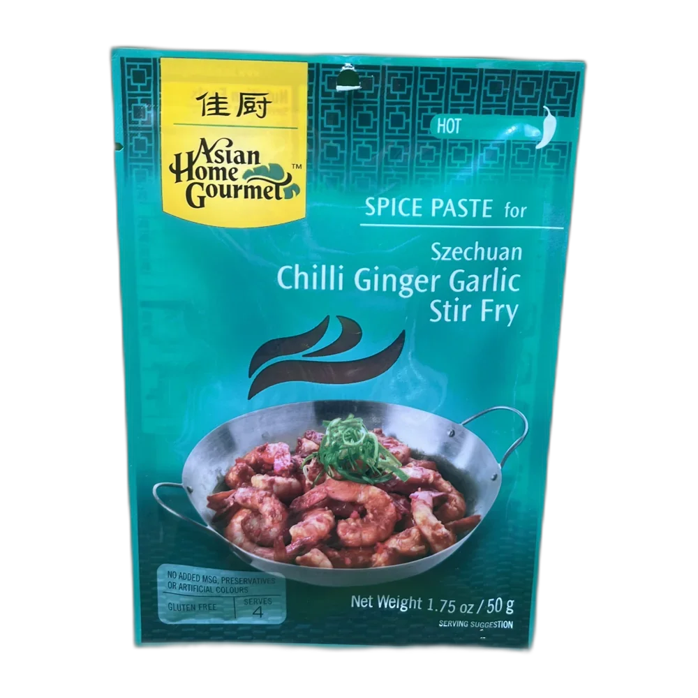 AHG Szechuan Pasta Chili Gember, Knoflook 50G