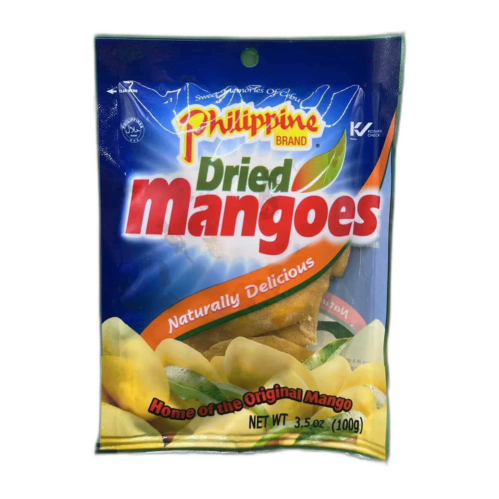 FILIPPIJNSE MERK Gedroogde groene mango's Btl 100G