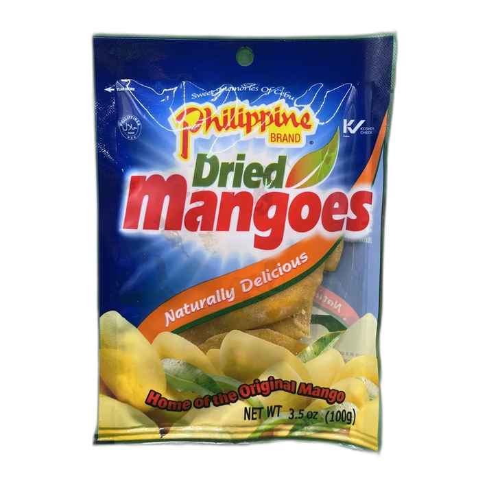 FILIPPIJNSE MERK Gedroogde groene mango's Btl 100G