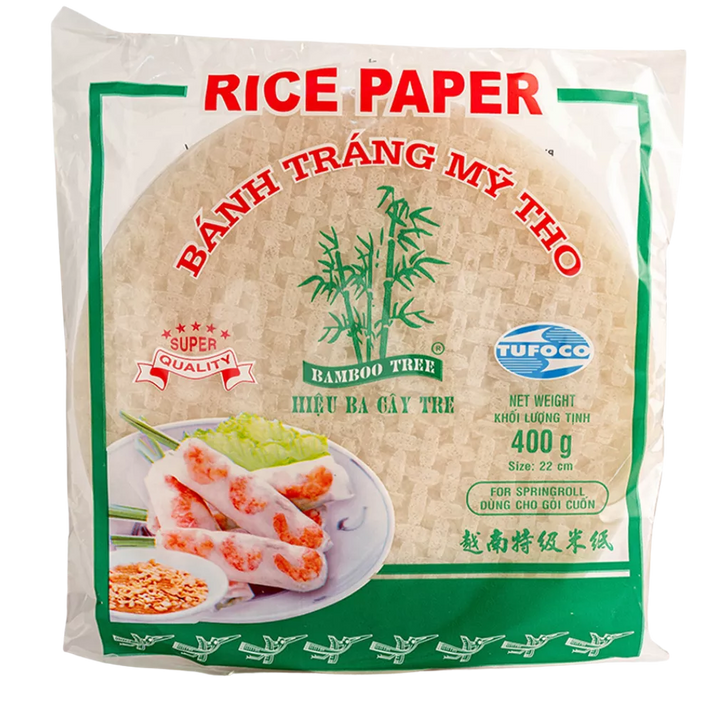 BAMBOE BOOM Rijstpapier 22CM, Rond (Groen) 400G