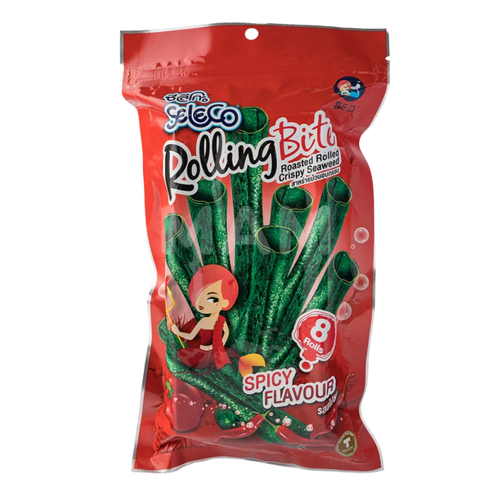 SELECO Rolling Bite Zeewier Snack Pittig 28G