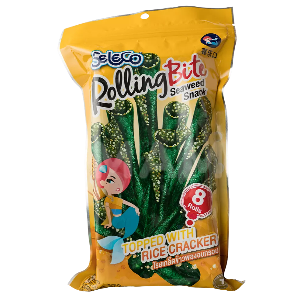 SELECO Rolling Bite Zeewier Snackrijst 27,2G