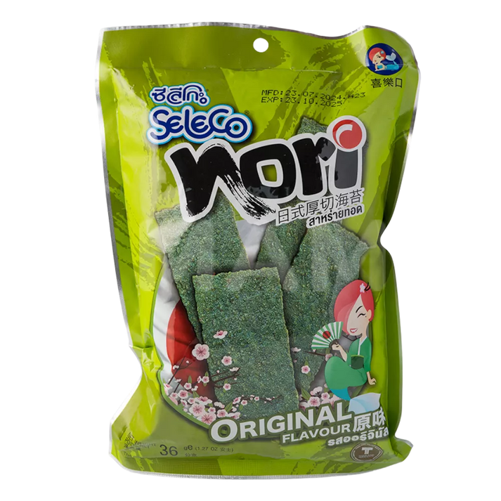 SELECO Nori Origineel Zeewiersnack 36G