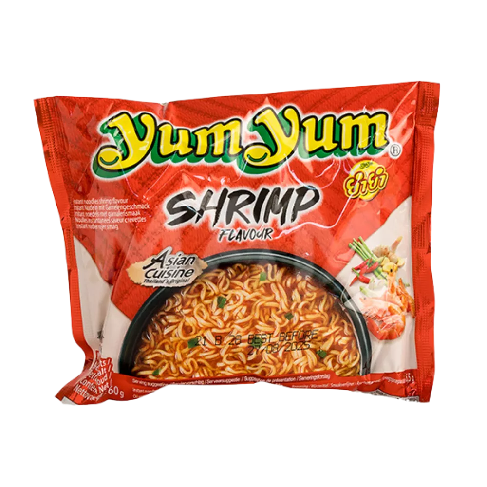 YUM YUM Instant Noedels Garnalen Pk 60G