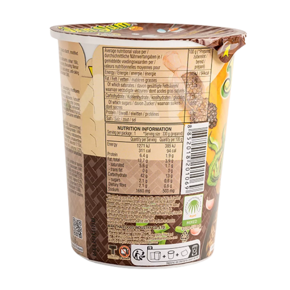 YUM YUM Instantnoedels Shoyusausbeker 70G