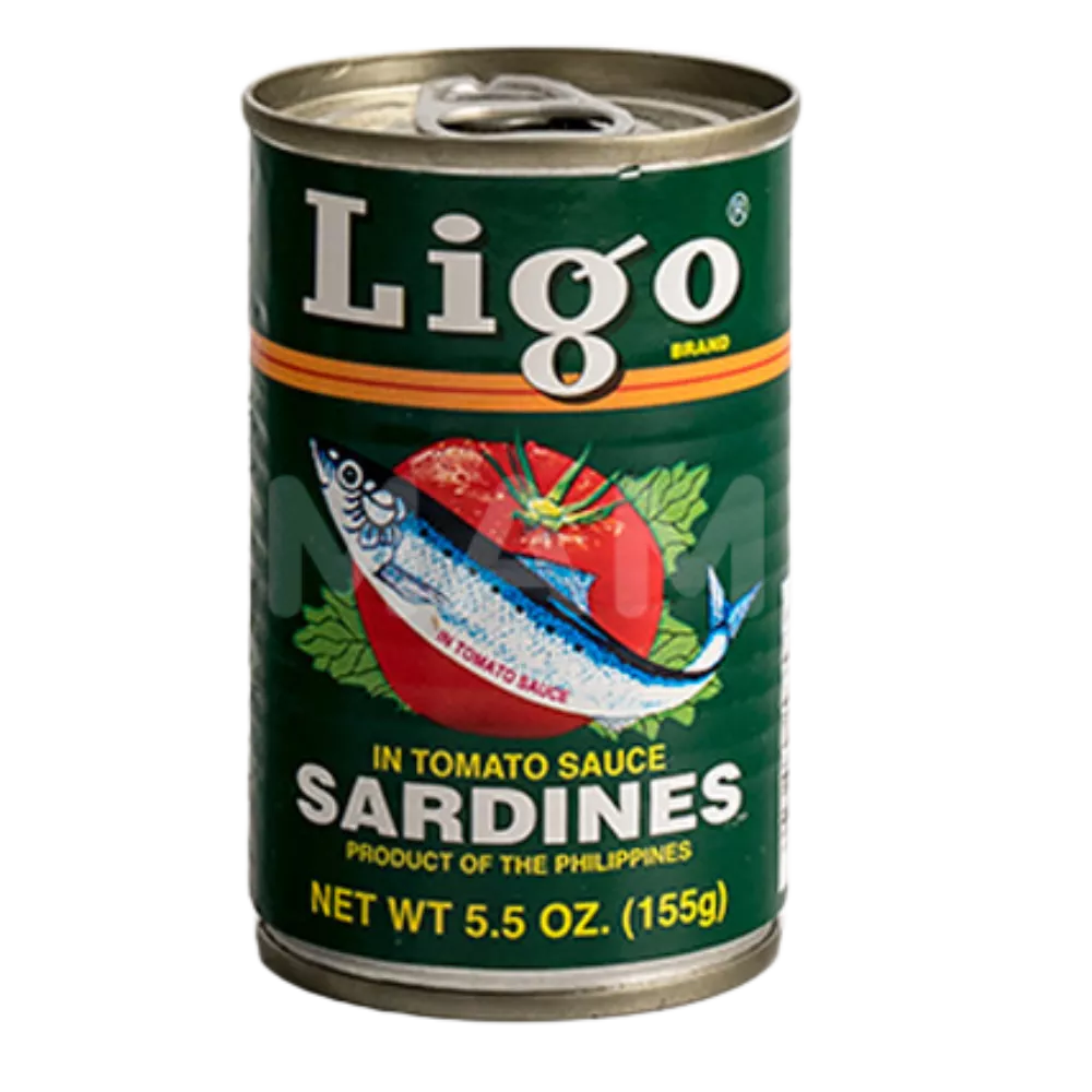 LIGO Sardines Tom. Saus Groen Blikje 155G