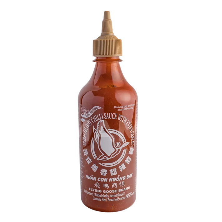 VLIEGENDE GANS Sriracha Knoflook 455ML