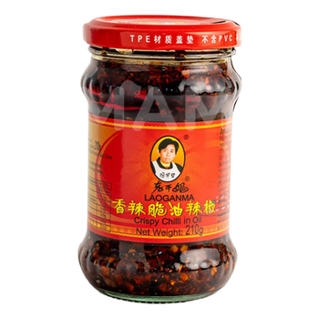 LGM Krokante Chili-olie 210G