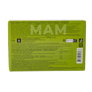 Y&L Mochi Reiskuchen Grüner Tee Pk 210G