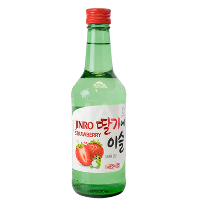 JINRO Soju Aardbei 360ML