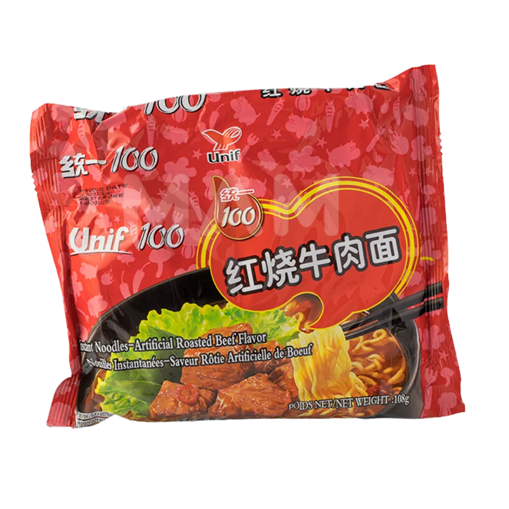 UNIF Instantnoedels Geroosterd Rundvlees 108G