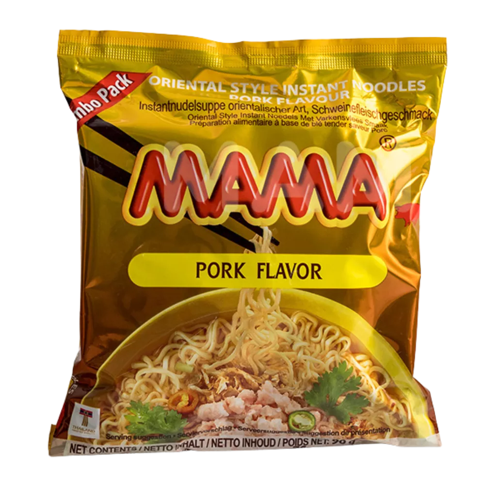 MAMA Instant Noedels Varkensvlees Pk 90G