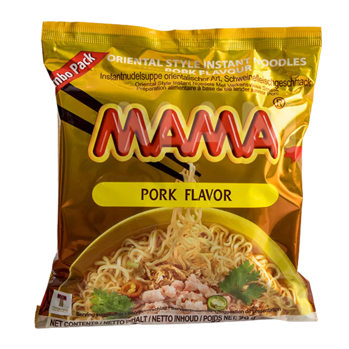 MAMA Instant Noedels Varkensvlees Pk 90G