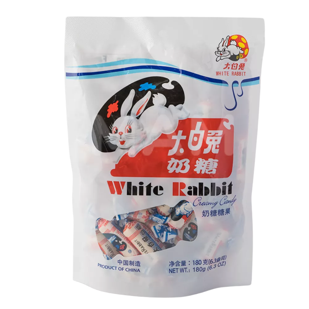 WIT KONIJN Snoep melksnoepjes 180G